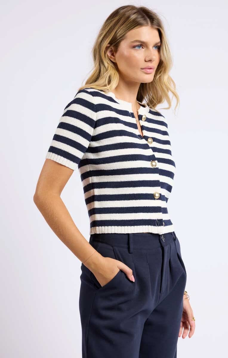 NAUTICAL STRIPE CARDIGAN Cardigan SADIE AND SAGE 