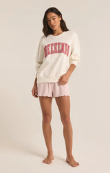 OVERSIZED WEEKEND GRAPHIC SWEATSHIRT Sweater z supply 