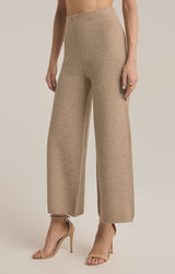 OATMEAL HEATHER SWEATER KNIT PANT PANT z supply 