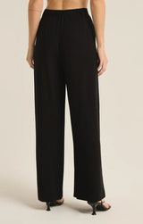 MICAH BLACK LINEN PANT PANT z supply 