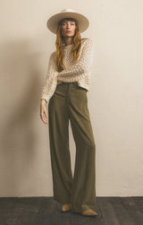 MICAH MOSS LINEN PANT PANT z supply 