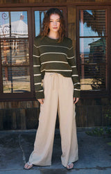 OLIVE MILAN STRIPE SWEATER Sweater z supply 