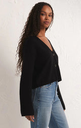 ESTELLE CARDIGAN (BLACK) Cardigan z supply 