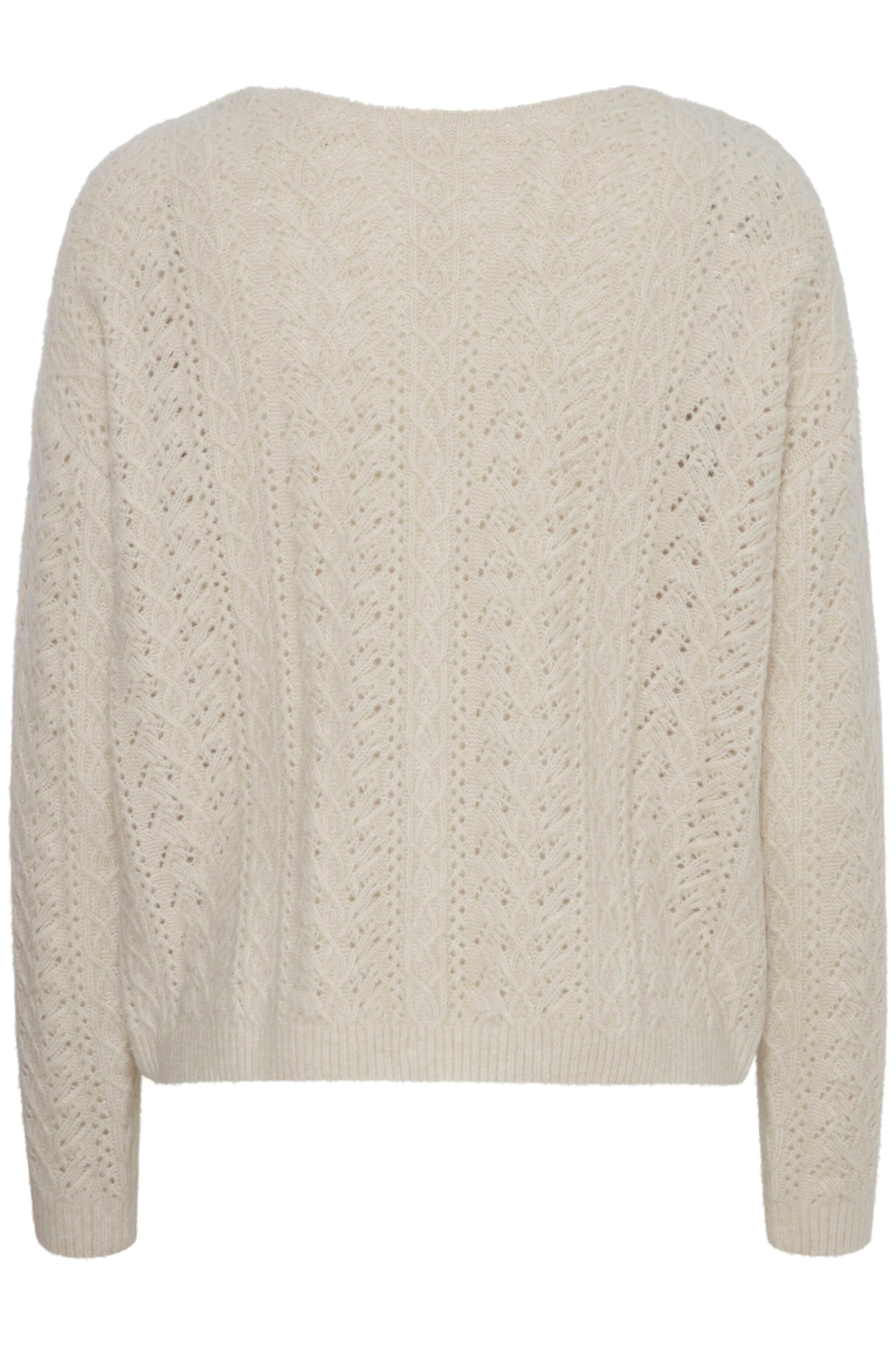 ALMOND MILK ELEGANT CARDIGAN Cardigan ICHI 