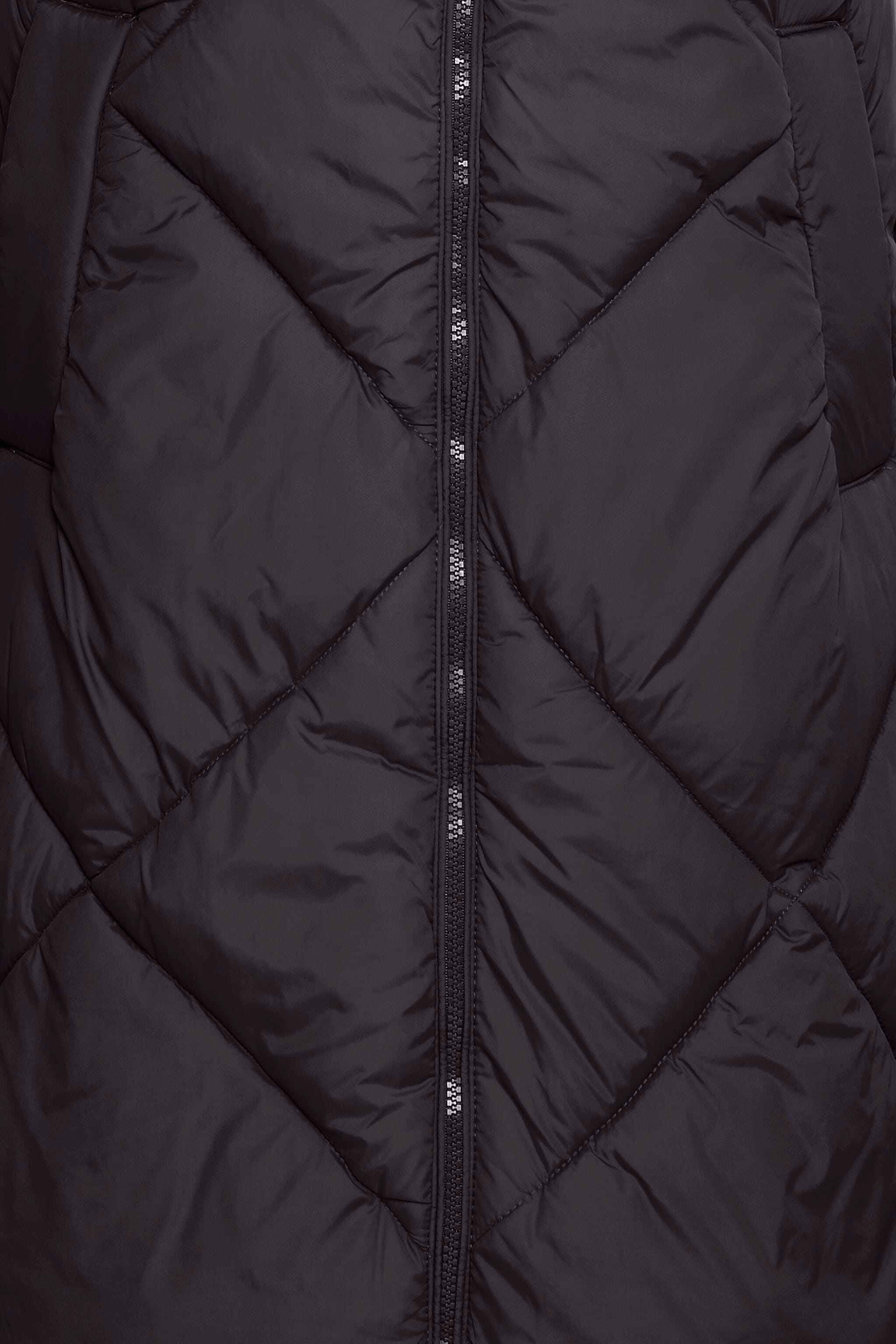 BLACK MIDI PUFFER VEST Jacket B YOUNG 