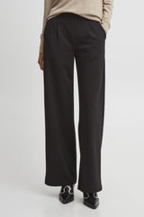 RIZETTA WIDE LEG TROUSER (BLACK) PANT B YOUNG 