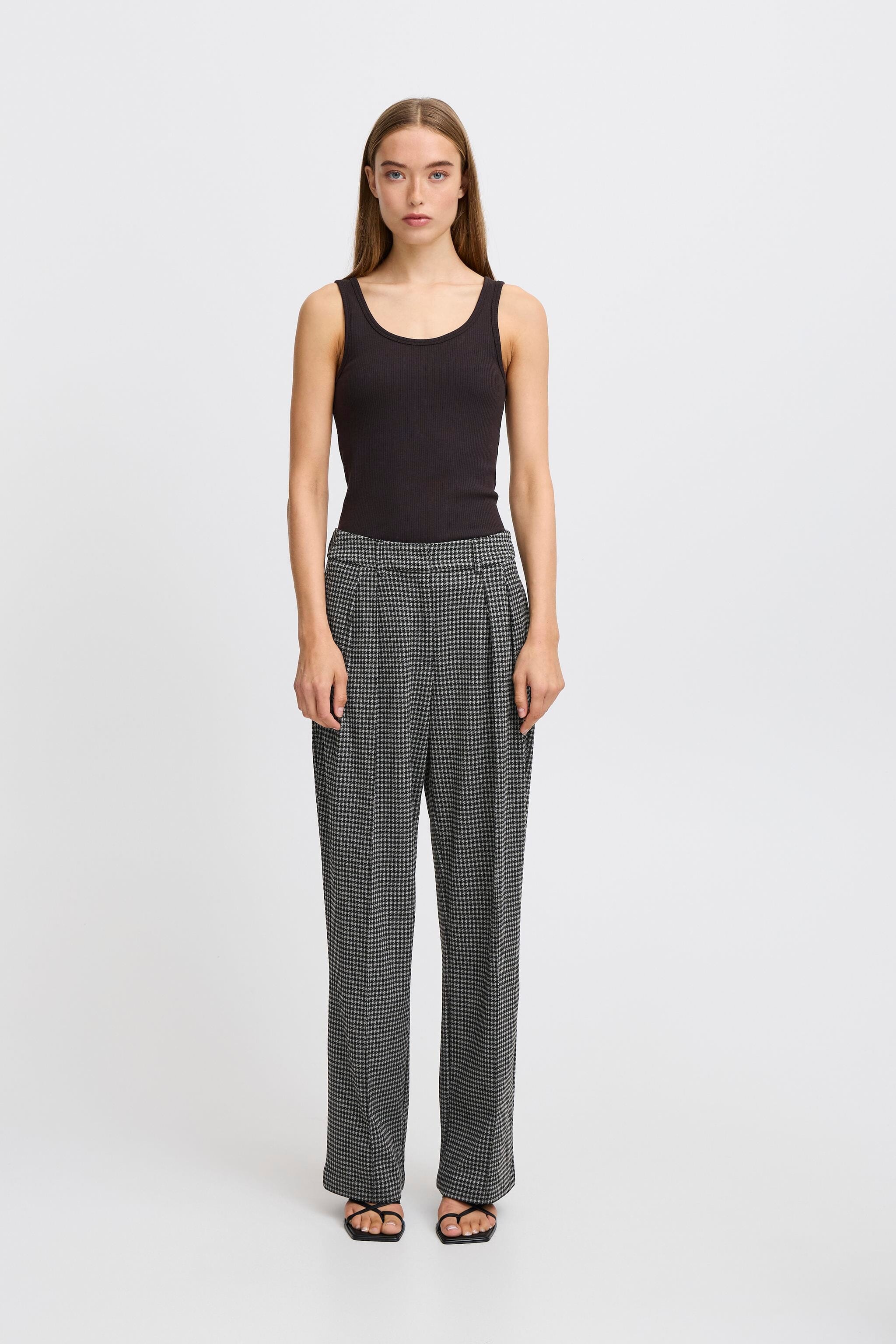 HOUNDSTOOTH TROUSER PANT ICHI 