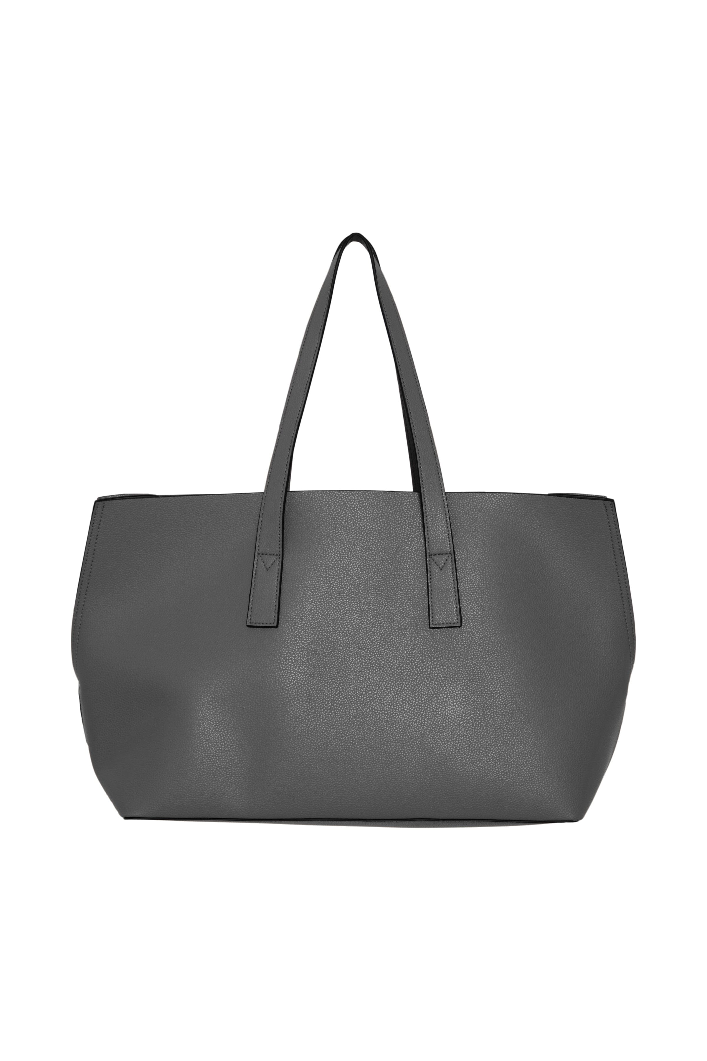 STRUCTURED BLACK TOTE BAG Accessories ICHI 