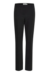 LEXI BLACK STRETCH TROUSER PANT ICHI 