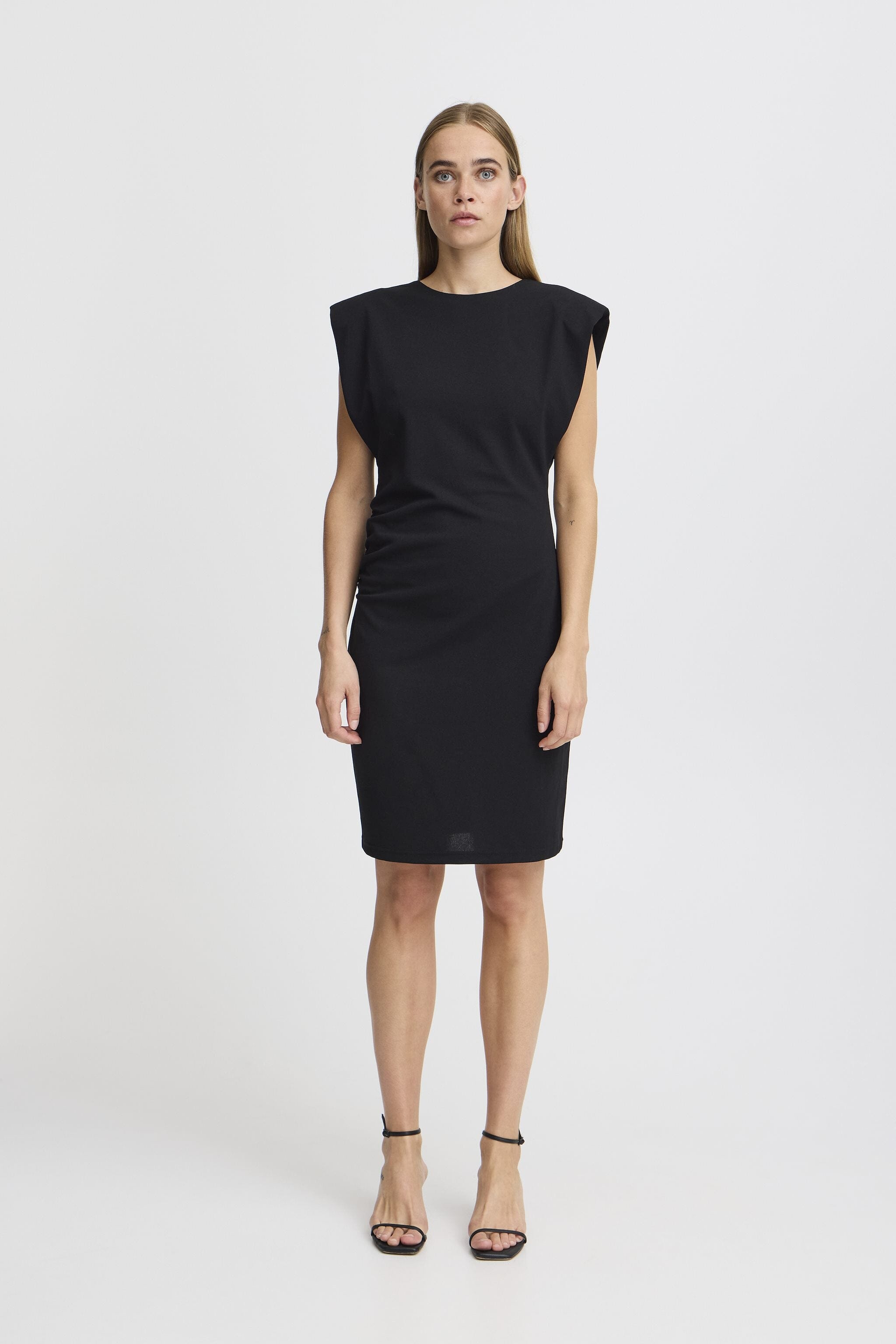 ABOVE THE KNEE BLACK DRESS Dress ICHI 