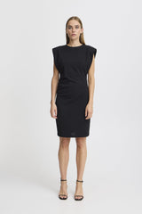 ABOVE THE KNEE BLACK DRESS Dress ICHI 