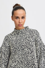 ELEVATED ABSTRACT PRINT TOP Top ICHI 