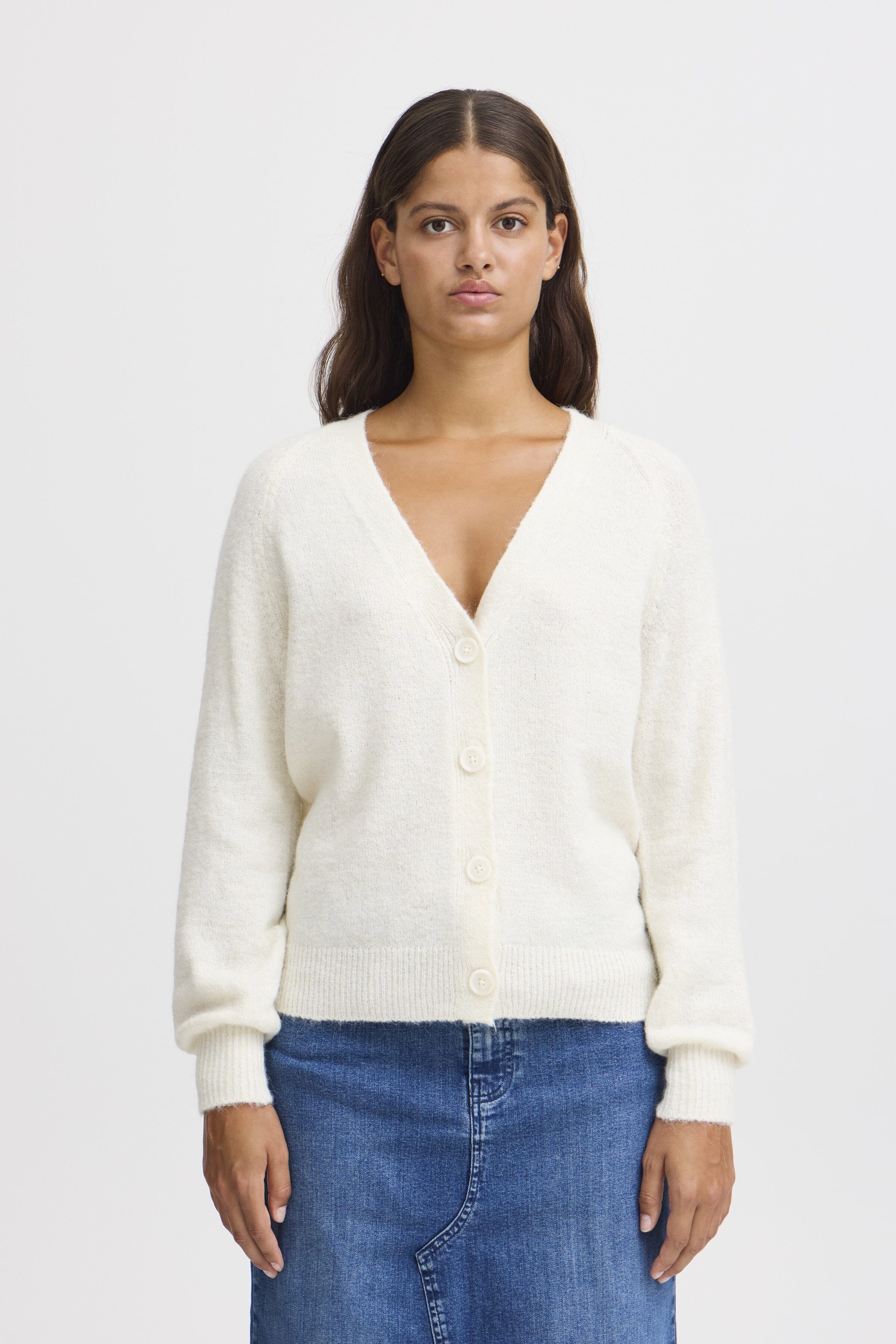 CREAM PREP CARDIGAN Cardigan ICHI 