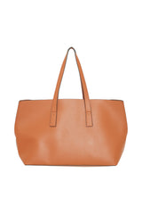 STRUCTURED COGNAC TOTE BAG Accessories ICHI 