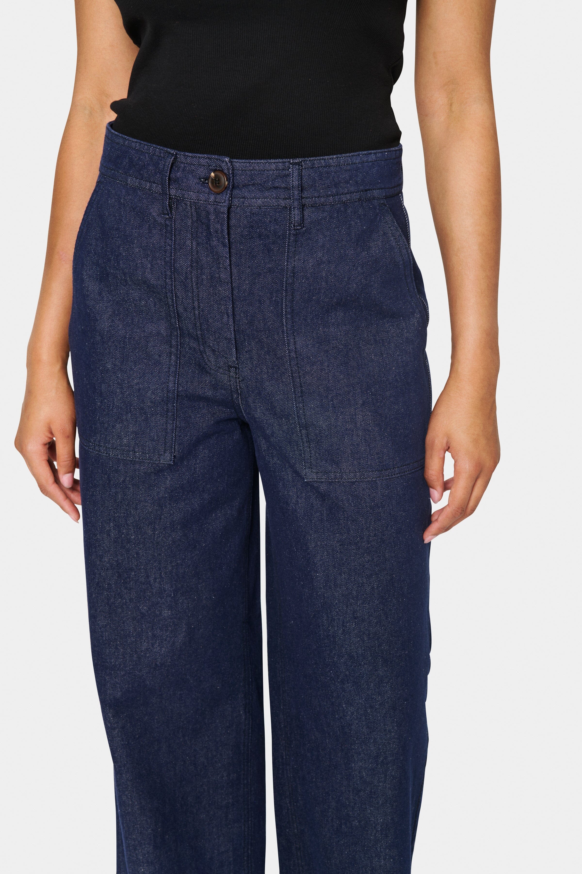 DEEP DENIM TROUSER DENIM saint tropez 