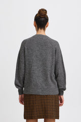 GREY PREP CARDIGAN Cardigan ICHI 