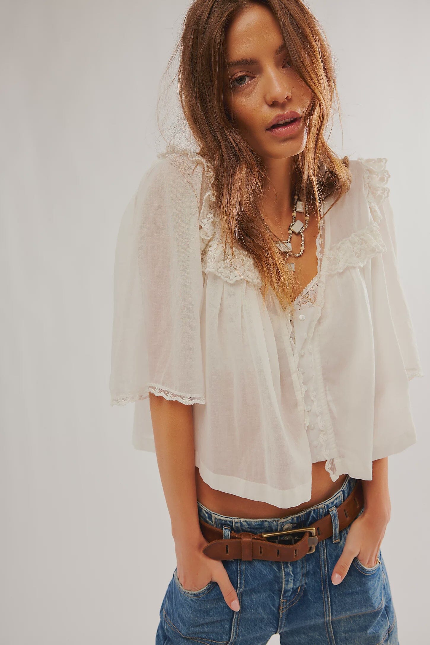 FREE PEOPLE LUNA TOP Top FREE PEOPLE 