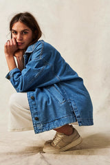 MADISON CITY DENIM JACKET (SOLAR WASH) Jacket FREE PEOPLE 