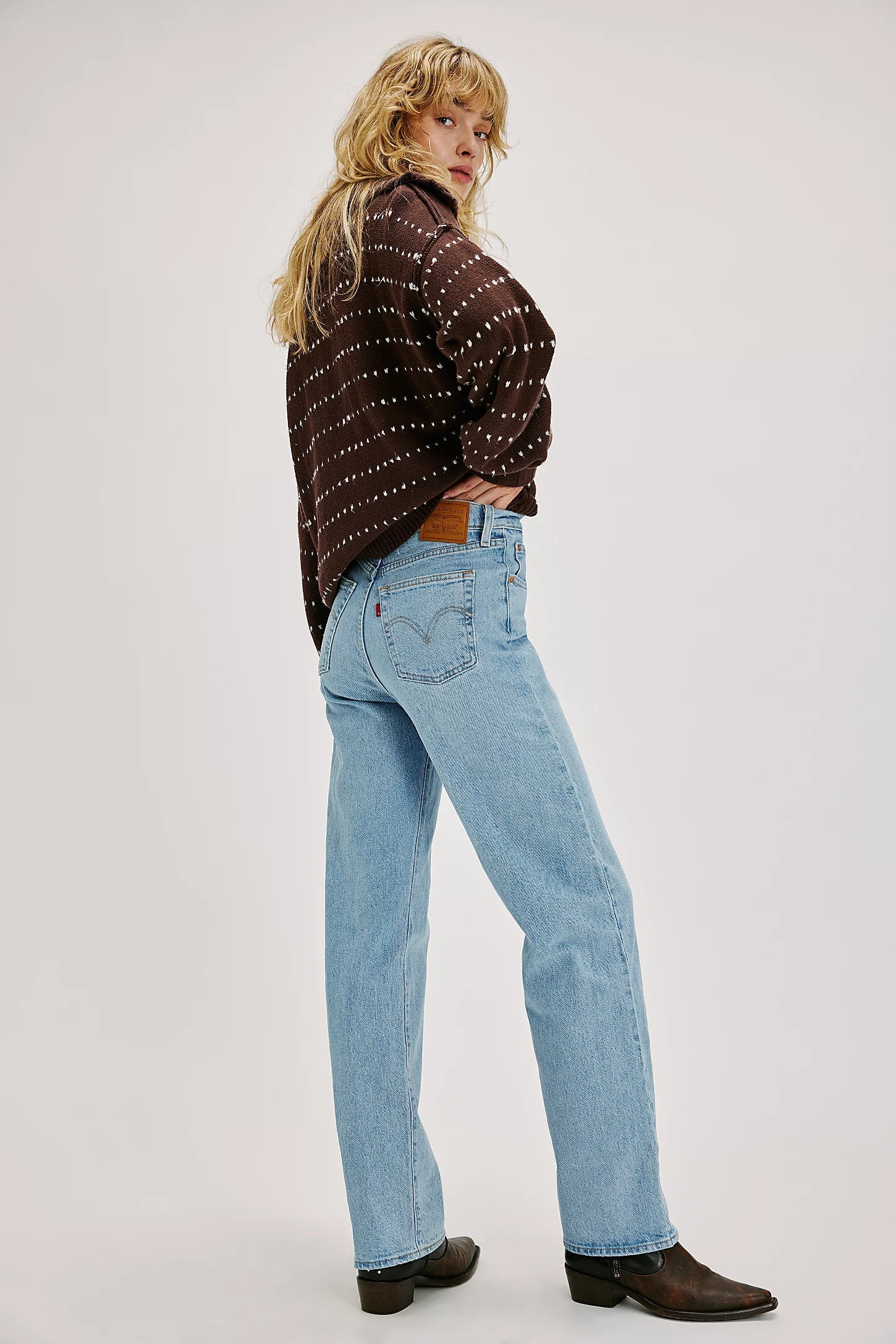 RIBCAGE FULL LENGTH (SAMBA TANGO LIGHT) DENIM LEVIS 