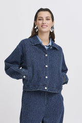 TEXTURED DENIM JACKET Jacket B YOUNG 