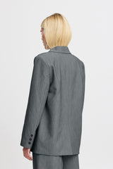 RELAXED FIT GREY BLAZER Blazer ICHI 