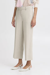 CROPPED BEIGE TROUSER PANT B YOUNG 