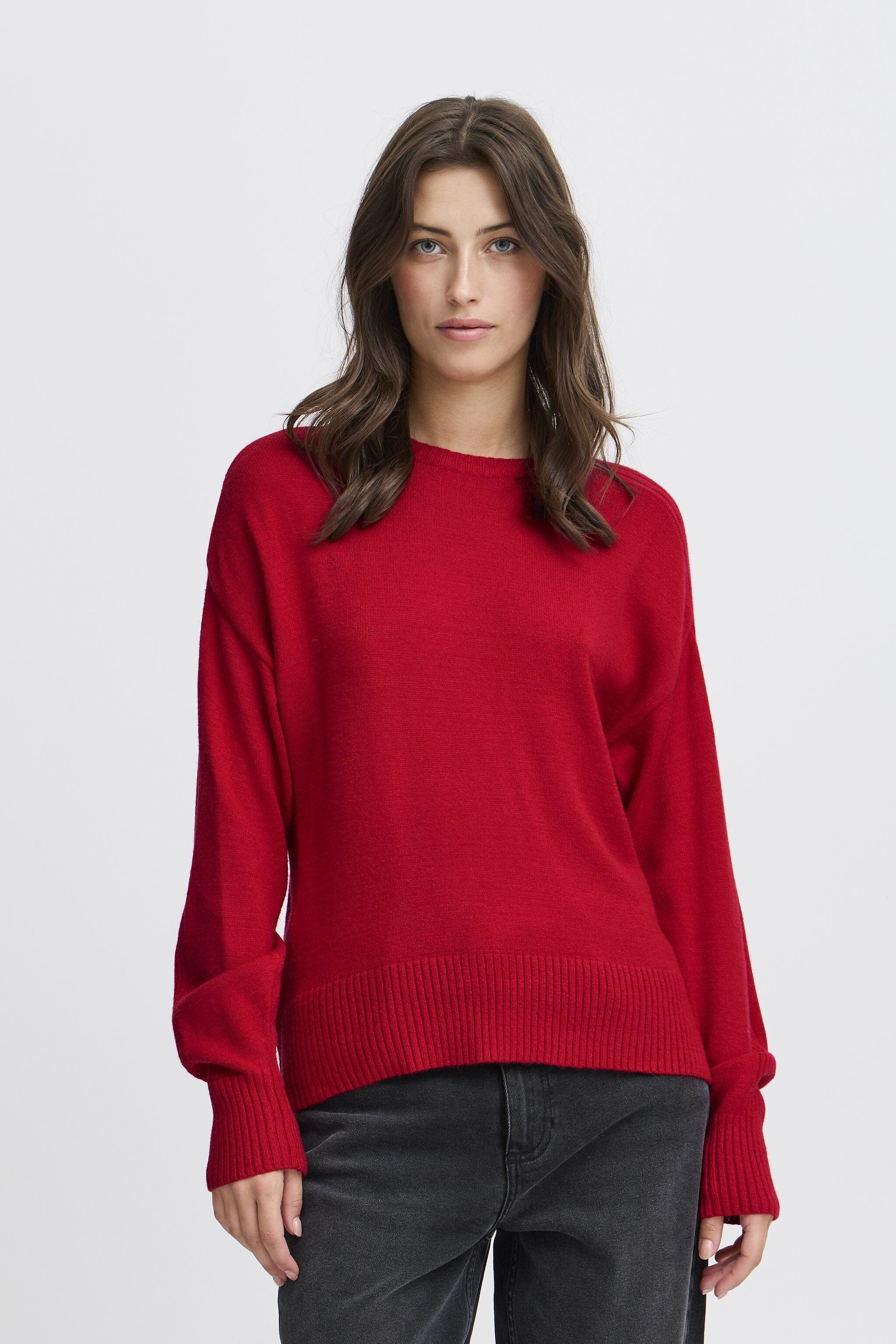 CHERRY OVERSIZED CREWNECK SWEATER Sweater B YOUNG 