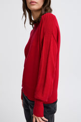 CHERRY OVERSIZED CREWNECK SWEATER Sweater B YOUNG 