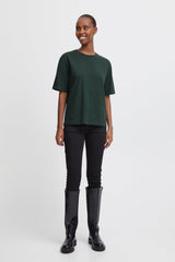 EVERGREEN STRUCTURED TEE Top B YOUNG 