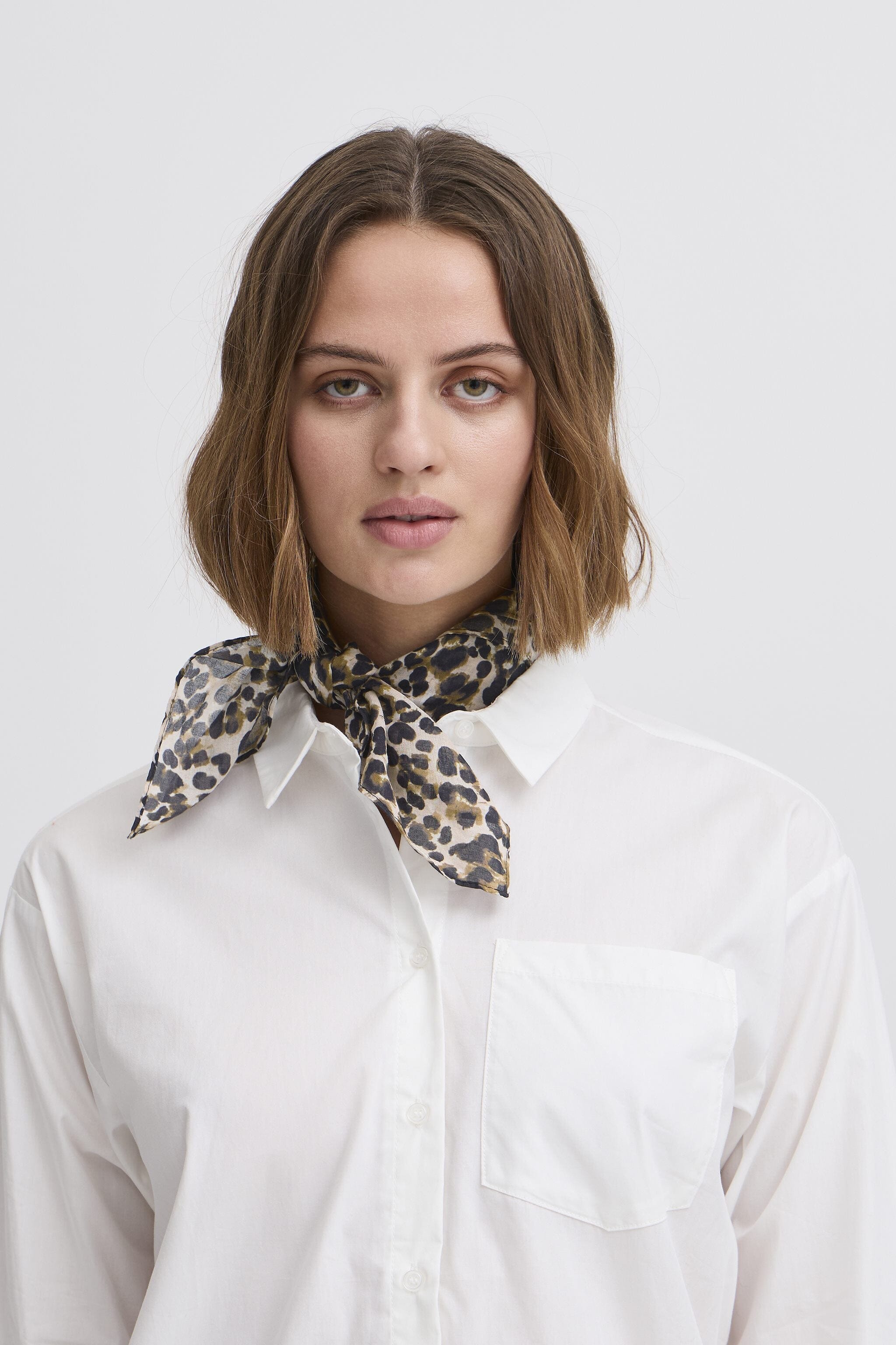 LEOPARD NECK SCARF Accessories ICHI 