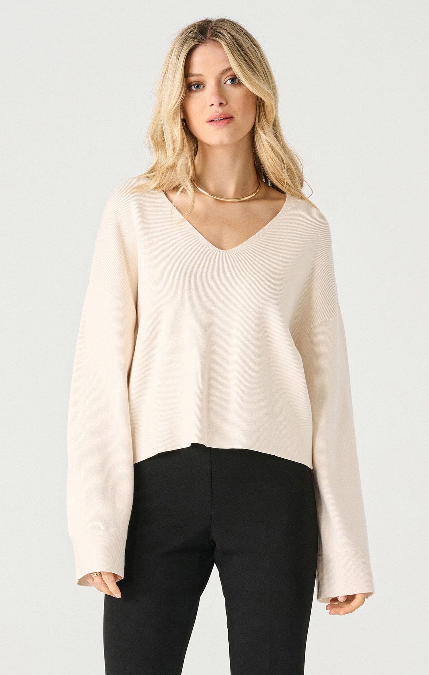 LUXE VNECK SWEATER Sweater Dex 