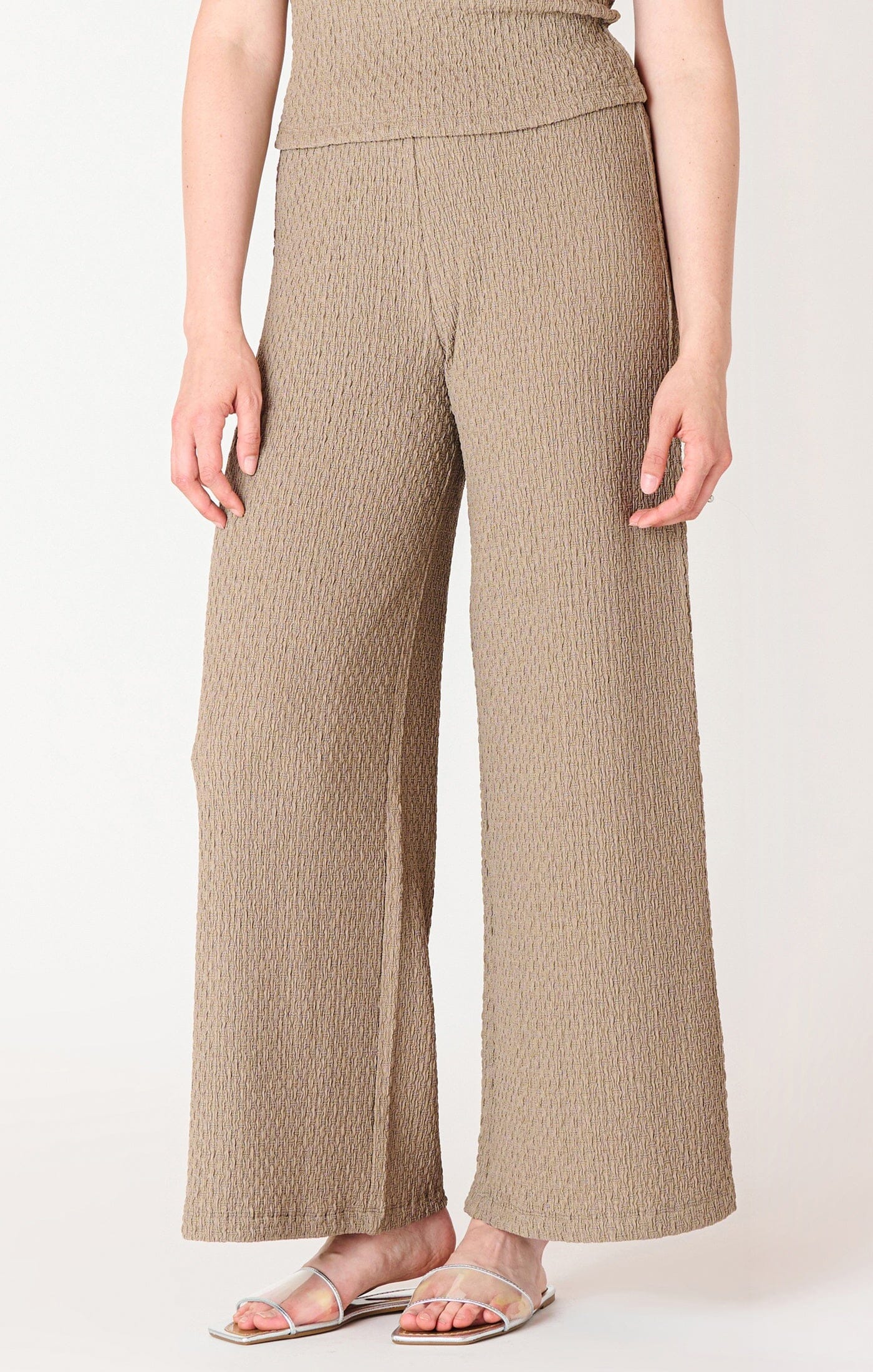 TEXTURED WIDE LEG PANT PANT Dex 