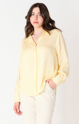 LEMON SATIN BLOUSE Top Dex 