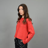 CHERRY CREW NECK SWEATER Sweater RD STYLE 