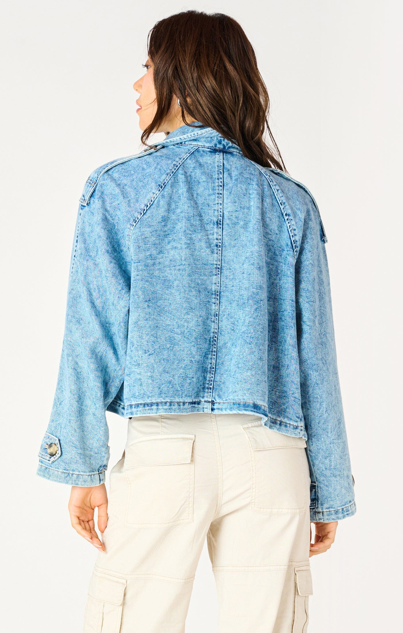 LIGHT WASH DENIM JACKET Jacket Dex 