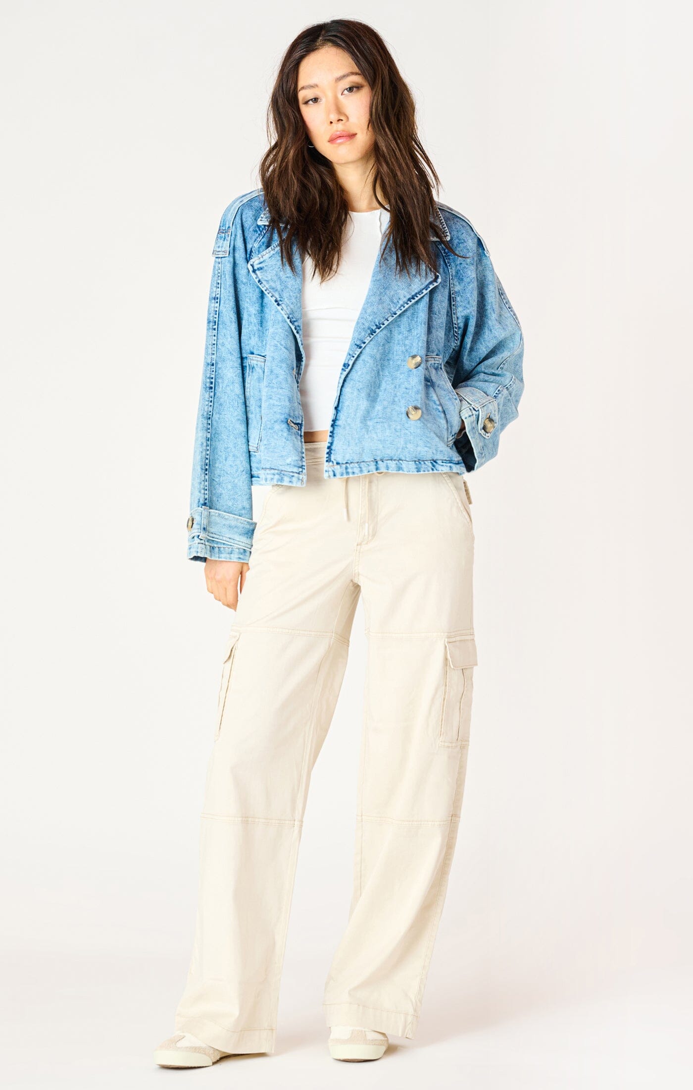 LIGHT WASH DENIM JACKET Jacket Dex 