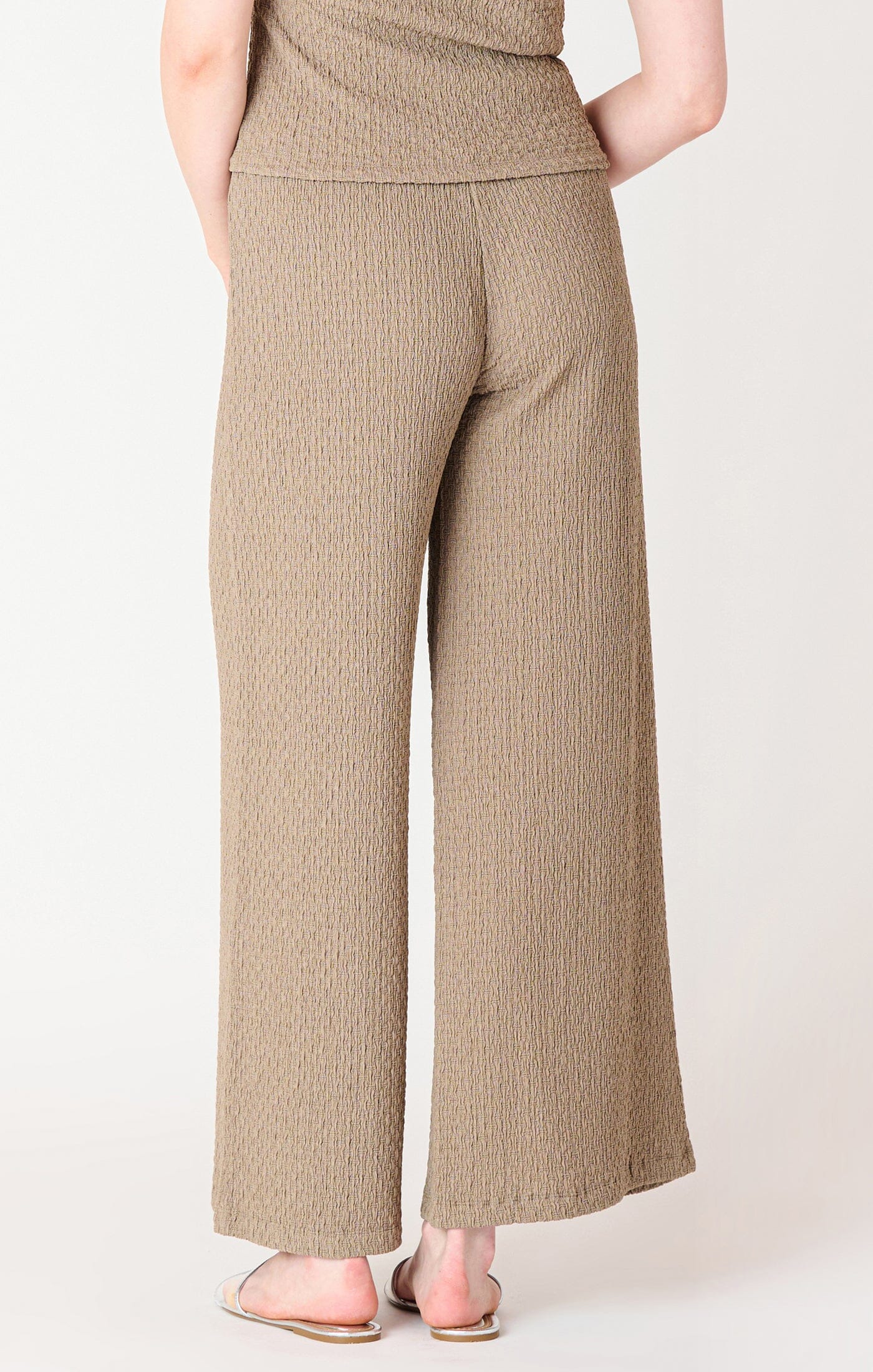 TEXTURED WIDE LEG PANT PANT Dex 