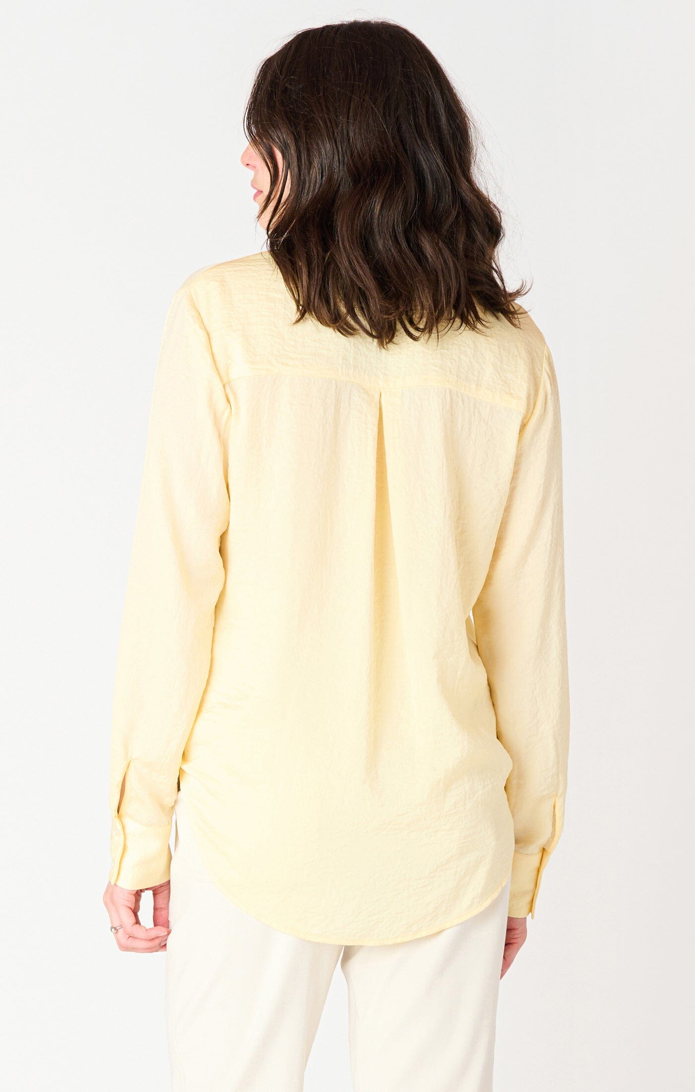 LEMON SATIN BLOUSE Top Dex 